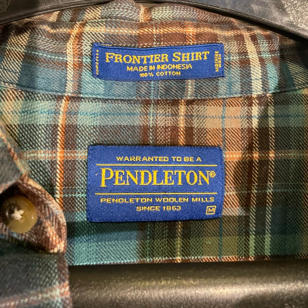 Pendleton/ plaid shirt 100% cotton